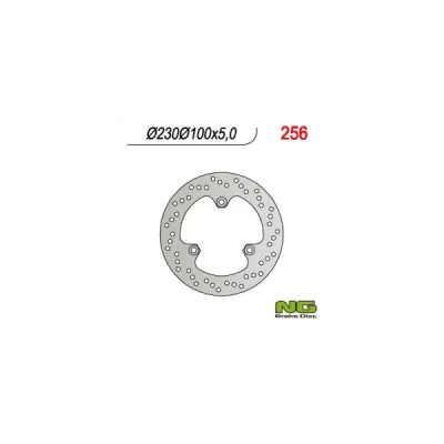 Tarcza hamulcowa GPZ500S tył 230x100x5 3x10,5mm '90-'03 - NG Tarcza hamulcowa GPZ500S tył 230x100x5 3x10,5mm '90-'03 - NG