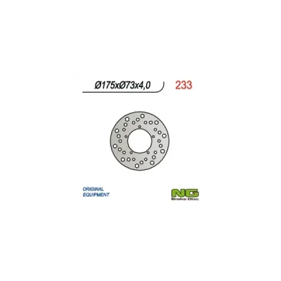 Tarcza hamulcowa NG przód/tył SKUTERY Piaggio (NG233) Tarcza hamulcowa NG przód/tył SKUTERY Piaggio (NG233)