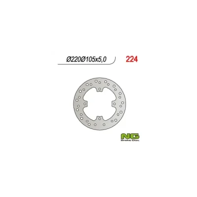 Tarcza hamulcowa NG tył Honda FX 650 Vigor 98 (NG224) Tarcza hamulcowa NG tył Honda FX 650 Vigor 98 (NG224)
