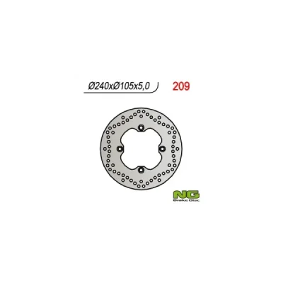 Tarcza hamulcowa NG tył Honda XL 600 650 700V TRANSALP 91-17 CB 500 93-03 CB750 92-95 (NG209) Tarcza hamulcowa NG tył Honda XL 600 650 700V TRANSALP 91-17 CB 500 93-03 CB750 92-95 (NG209)