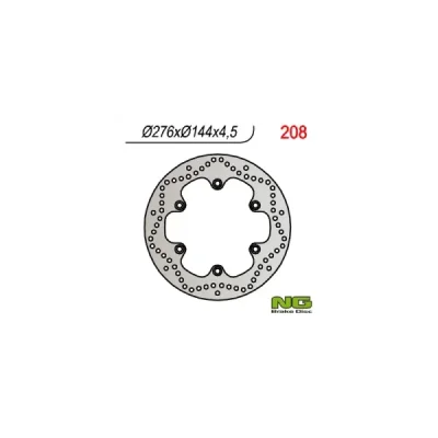 Tarcza hamulcowa NG przód Honda XL 600V 87-95 (NG208) Tarcza hamulcowa NG przód Honda XL 600V 87-95 (NG208)