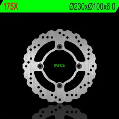 Tarcza hamulcowa NG tył Kawasaki ZR 750 ZEPHYR 92-97 ZX-6R 95-97 ZZR 600 90-92 (NG175X) Tarcza hamulcowa NG tył Kawasaki ZR 750 ZEPHYR 92-97 ZX-6R 95-97 ZZR 600 90-92 (NG175X)