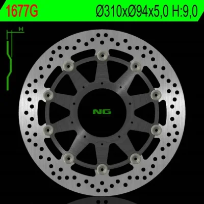 Tarcza hamulcowa NG przód Honda VFR 800X CROSS RUNNER ABS 15-17 VFR 800F ABS 14-17 (NG1677G) Tarcza hamulcowa NG przód Honda VFR 800X CROSS RUNNER ABS 15-17 VFR 800F ABS 14-17 (NG1677G)