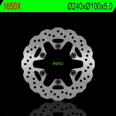 Tarcza hamulcowa NG tył Kawasaki KLX 250 09-17 (NG1650X) Tarcza hamulcowa NG tył Kawasaki KLX 250 09-17 (NG1650X)