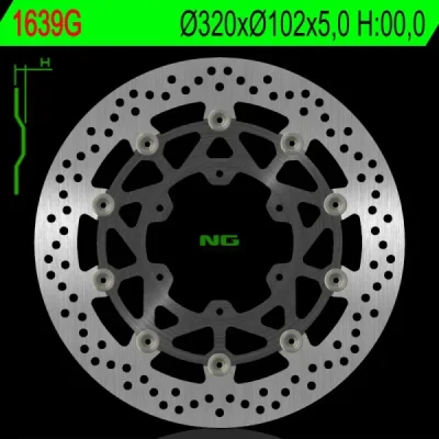 Tarcza hamulcowa NG przód Suzuki GSXR ABS 1000 17-19 (NG1639G) Tarcza hamulcowa NG przód Suzuki GSXR ABS 1000 17-19 (NG1639G)