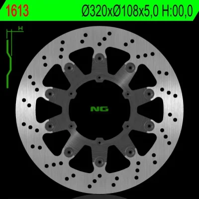 Tarcza hamulcowa NG przód Gas Gas 125 250 400 515 SM 230 450 600 644 710 (NG1613) Tarcza hamulcowa NG przód Gas Gas 125 250 400 515 SM 230 450 600 644 710 (NG1613)