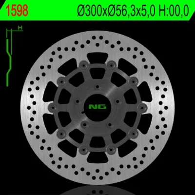 Tarcza hamulcowa NG przód do Harley-Davidson 883 1200 1450 1584 1690 1745 1800 1869 1923 (NG1598) Tarcza hamulcowa NG przód do Harley-Davidson 883 1200 1450 1584 1690 1745 1800 1869 1923 (NG1598)
