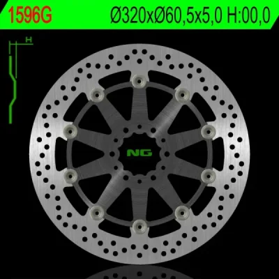 Tarcza hamulcowa NG przód KTM DUKE RC 250 390 17 (NG1596G) Tarcza hamulcowa NG przód KTM DUKE RC 250 390 17 (NG1596G)