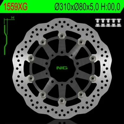 Tarcza hamulcowa NG przód Kawasaki Z 1000 ABS 15-17 Z 1000 15-17 ZS6R 13-17 Z800 12-18 GTR 1400 07-17 ZZR 1400 06-17 (NG1559XG) Tarcza hamulcowa NG przód Kawasaki Z 1000 ABS 15-17 Z 1000 15-17 ZS6R 13-17 Z800 12-18 GTR 1400 07-17 ZZR 1400 06-17 (NG1559XG)