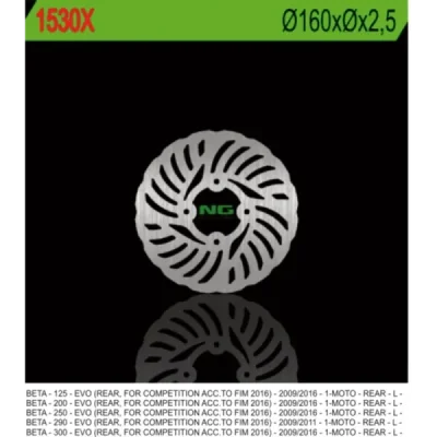 Tarcza hamulcowa NG tył  Beta EVO 125 200 250 290 300 09-17 (NG1530X)