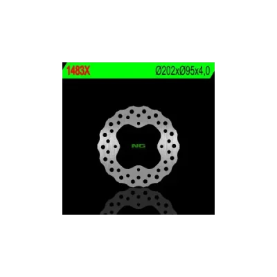 Tarcza hamulcowa Arctic Cat 400/450/500/550/700 '12-'15 202x95x4 4x8,5mm wave przód/tył - NG