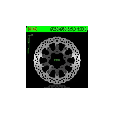 Tarcza hamulcowa NG przód Kawasaki ZX-6R 6RR 636 03-04 (NG1414X) Tarcza hamulcowa NG przód Kawasaki ZX-6R 6RR 636 03-04 (NG1414X)
