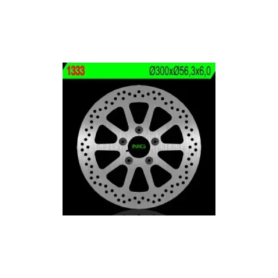 Tarcza hamulcowa tył 300x56,3x6 5x10,5mm Harley Davidson 1450/1584/1690/1800 - NG