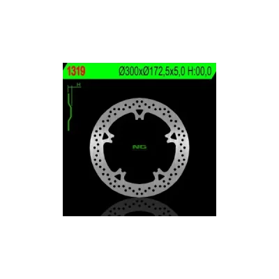Tarcza hamulcowa NG przód do Harley-Davidson V-ROAD 06-13 NIGHT ROAD 07-13 (NG1319) Tarcza hamulcowa NG przód do Harley-Davidson V-ROAD 06-13 NIGHT ROAD 07-13 (NG1319)
