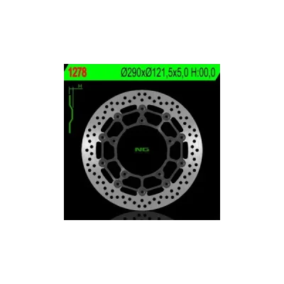 Tarcza hamulcowa NG przód Suzuki SFV 650 GLADIUS ABS 09-13 SV 650 S 07-10 (NG1278) Tarcza hamulcowa NG przód Suzuki SFV 650 GLADIUS ABS 09-13 SV 650 S 07-10 (NG1278)