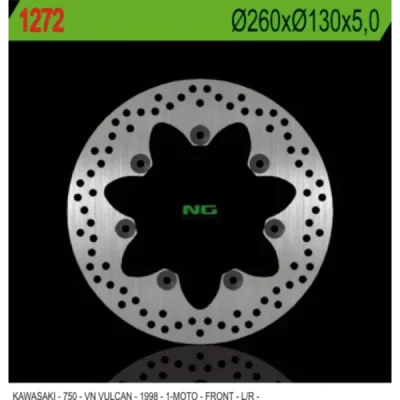 Tarcza hamulcowa NG przód Kawasaki VN750 VULCAN (NG1272) Tarcza hamulcowa NG przód Kawasaki VN750 VULCAN (NG1272)