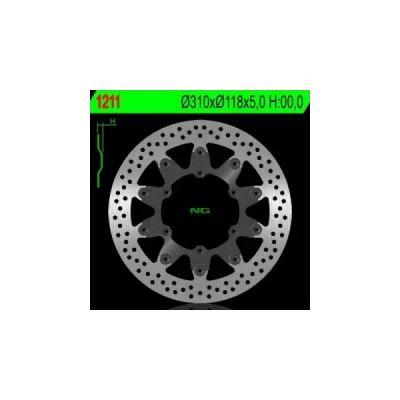 Tarcza hamulcowa NG przód Suzuki DRZ 400 SM 05-10 (NG1211) Tarcza hamulcowa NG przód Suzuki DRZ 400 SM 05-10 (NG1211)