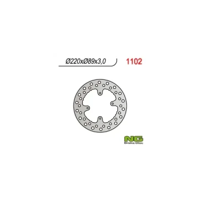 Tarcza hamulcowa NG przód Honda CR 80 85CRF150R 07-16 (NG1102) Tarcza hamulcowa NG przód Honda CR 80 85CRF150R 07-16 (NG1102)