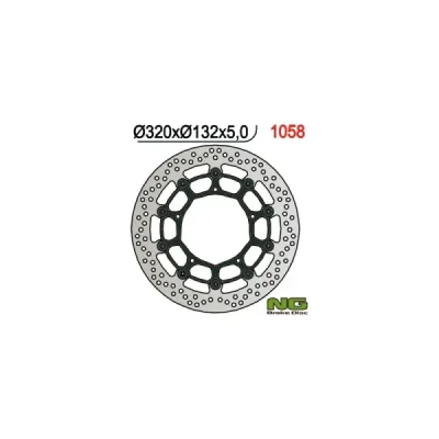 Tarcza hamulcowa NG przód Yamaha YZF R1 04-06 15-16 FZ1 06- (NG1058) Tarcza hamulcowa NG przód Yamaha YZF R1 04-06 15-16 FZ1 06- (NG1058)