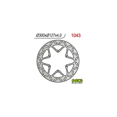 Tarcza hamulcowa NG przód (NG1043) Tarcza hamulcowa NG przód (NG1043)