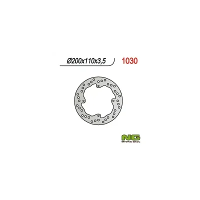 Tarcza hamulcowa tył KTM 85 SX 200x110x3,5 4x6,5mm '03-'15 - NG