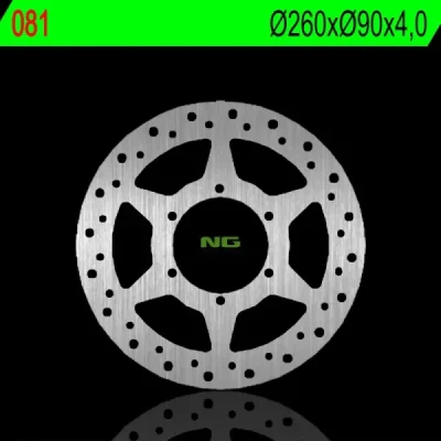 Tarcza hamulcowa NG przód Derbi GPR 50 97-03 SENDA 50 X-TREME 16-18 (NG081) Tarcza hamulcowa NG przód Derbi GPR 50 97-03 SENDA 50 X-TREME 16-18 (NG081)