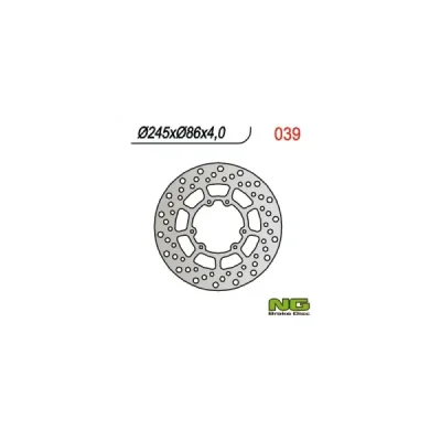 Tarcza hamulcowa NG przód Yamaha XT 350 85-95 YZ 250 89-91 (NG039) Tarcza hamulcowa NG przód Yamaha XT 350 85-95 YZ 250 89-91 (NG039)