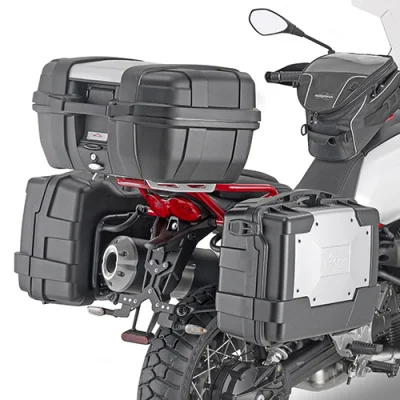 Stelaż kufrów bocznych szybkiego montażu Monokey Moto Guzzi V85 TT '19 pod kufry K-Venture Alu/K'Mission Alu - Kappa