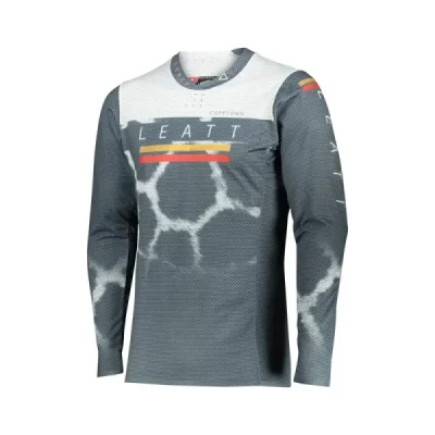 Leatt Koszulka Moto 5.5 Ultraweld Jersey Giraffe Szary/Biały S Leatt Koszulka Moto 5.5 Ultraweld Jersey Giraffe Szary/Biały S