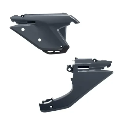 Komplet plastikowych osłon bocznych Polisport szary - 8611100001 