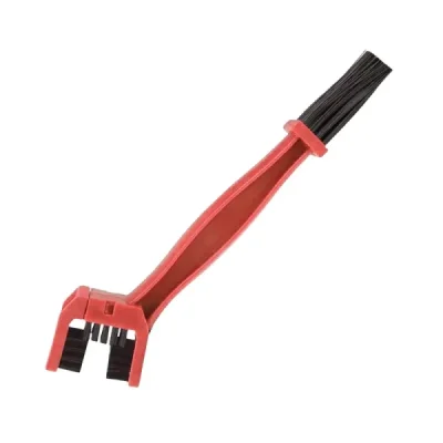 Szczotka do czyszczenia łańcucha 25,6x6x3,2cm czerwona - Biketec Szczotka do czyszczenia łańcucha 25,6x6x3,2cm czerwona - Biketec