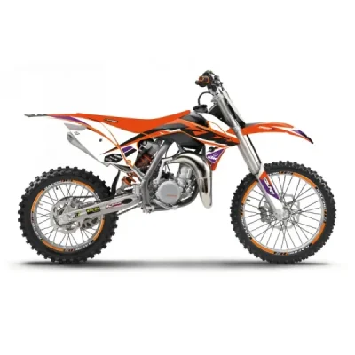 Blackbird Komplet Naklejek (Oklein) Ktm Sx 85 '13-'17 Dream 5 Pomarańczowy Czarny