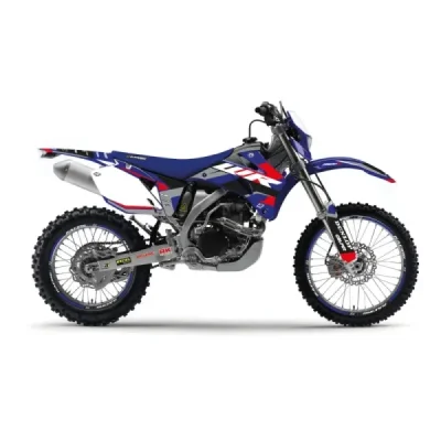 Blackbird Komplet Naklejek (Oklein) Yamaha Wr 250F '07-'14, Wr 450F '07-'11 Dream 5 Niebieski Czarny