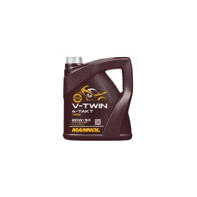Olej silnikowy 4T V-TWIN JASO MA/MA2 API SL 20W50 syntetyk 4L - Mannol