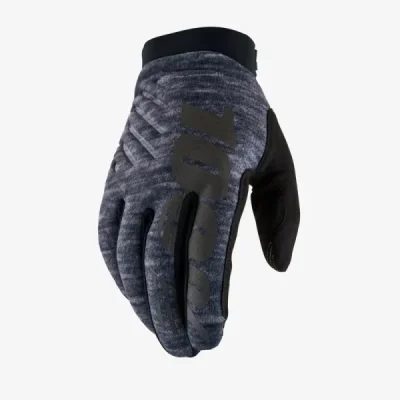 100 Procent Rękawice Cross/Enduro Brisker Softshell Szary/Czarny 2Xl 100 Procent Rękawice Cross/Enduro Brisker Softshell Szary/Czarny 2Xl