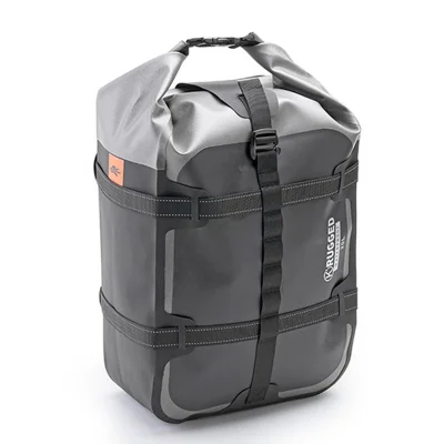 Torba na siedzenie/bagażnik K'Rugged 20L wodoszczelna czarno-srebrna 45x27x19cm - Kappa Torba na siedzenie/bagażnik K'Rugged 20L wodoszczelna czarno-srebrna 45x27x19cm - Kappa