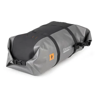 Torba wałek na siedzenie/bagażnik K'Rugged 45L wodoszczelna czarno-srebrna 61x34x23cm - Kappa Torba wałek na siedzenie/bagażnik K'Rugged 45L wodoszczelna czarno-srebrna 61x34x23cm - Kappa