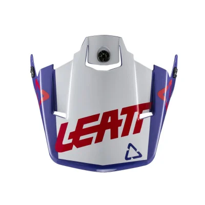Daszek do kasku GPX 3.5 V20.2 biało-niebiesko-czerwony M-XXL - Leatt Daszek do kasku GPX 3.5 V20.2 biało-niebiesko-czerwony M-XXL - Leatt