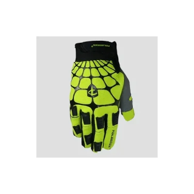 Polednik Rękawice / Rękawiczki Cross Model Web Mx Czarny/Żółty Fluo Xl