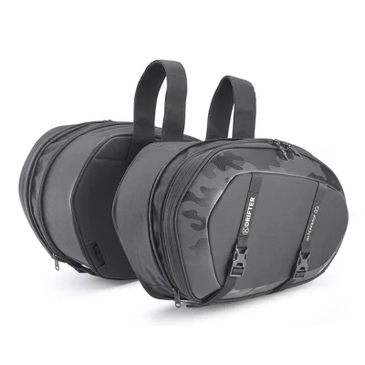 Sakwy boczne K'Drifter poszerzane 40-52L szare para 34x10-15x52cm - Kappa Sakwy boczne K'Drifter poszerzane 40-52L szare para 34x10-15x52cm - Kappa