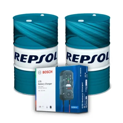 Olej silnikowy 4T Smarter Synthetic MA2 10W40 syntetyk 60L beczka - Repsol