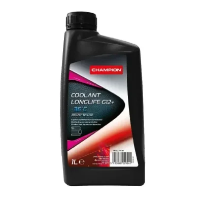 Płyn do chłodnic Coolant G12+ LL -36°C 1L - Champion Płyn do chłodnic Coolant G12+ LL -36°C 1L - Champion