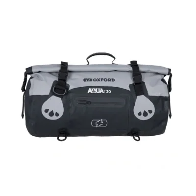 Torba Aqua T-30 Rollbag wodoodporna 30L czarny/szary - Oxford