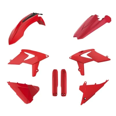 Polisport Komplet Plastików (Full Kit) Beta 2T/4T '18-'19 W Zestawie Osłony Amortyzatorów (8398700001) Czerwony