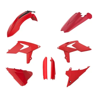 Polisport Komplet Plastików (Full Kit) Beta 2T/4T '18-'19 W Zestawie Osłony Amortyzatorów (8398700001) Czerwony