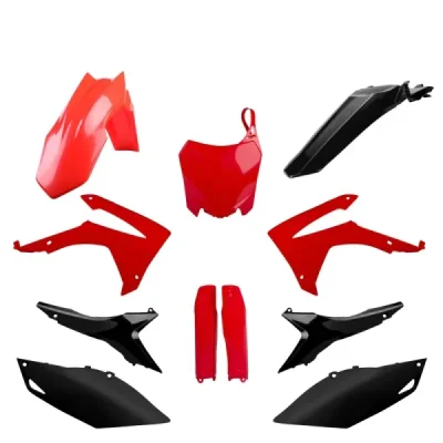 Komplet plastików Honda CRF 250R/450R czerwono/czarny Polisport Komplet plastików Honda CRF 250R/450R czerwono/czarny Polisport