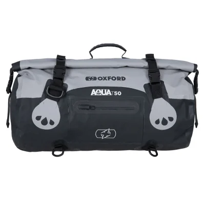 Torba Aqua T-50 Rollbag wodoodporna 50L czarny/szary - Oxford Torba Aqua T-50 Rollbag wodoodporna 50L czarny/szary - Oxford