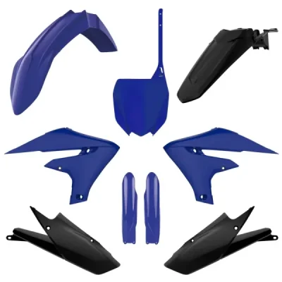 Komplet plastików Yamaha YZ 250F/450F niebieski/czarny Polisport Komplet plastików Yamaha YZ 250F/450F niebieski/czarny Polisport
