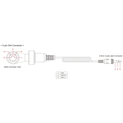 Przewód łączący nadajnik SM10 z zestawem audio Yamaha/Suzuki/Kawasaki/Harley-Davidson - Sena Przewód łączący nadajnik SM10 z zestawem audio Yamaha/Suzuki/Kawasaki/Harley-Davidson - Sena