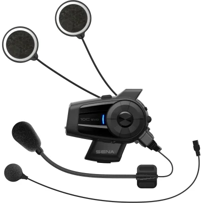Interkom 10C-Evo Bluetooth 4.1 zasięg 1600m z kamerą Ultra HD 4K uniwersalny 1 zestaw - Sena Interkom 10C-Evo Bluetooth 4.1 zasięg 1600m z kamerą Ultra HD 4K uniwersalny 1 zestaw - Sena
